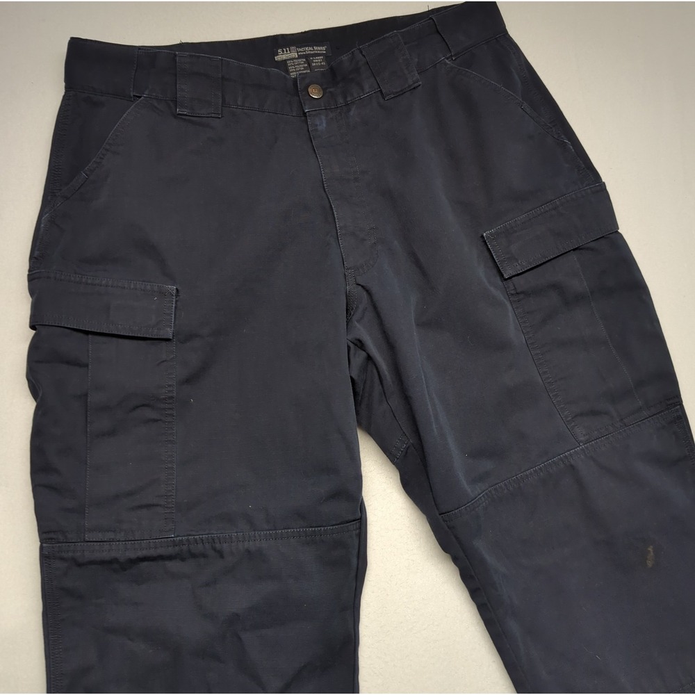 5.11 511 Tactical Series Pants Mens XL Navy Blue Cargo Work Rip Stop 74003